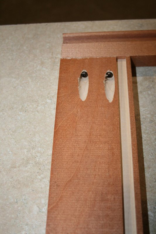 Pennwest Homes Custom Cabinets Pocket Screw System Close-Up